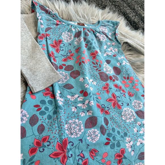 Tea Collection Sz‎ 2 China Teal Botanical Layer Dress - Picture 2 of 2